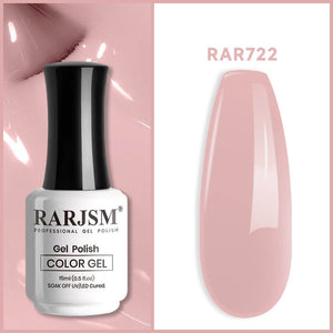 Sheer Pink rarjsm Basic nail colors Classic nude Gel Nail Polish