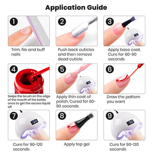Spring-Summer Colors Collection | RARJSM ® 24 PCS Painting Nail Gel Polish Set | 5ml