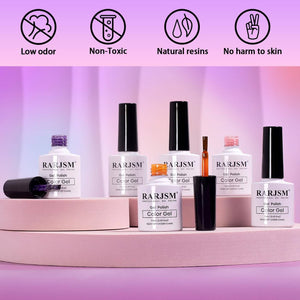 RARJSM ® Color changing gel nail polish 6 Colors Set 7.5ml